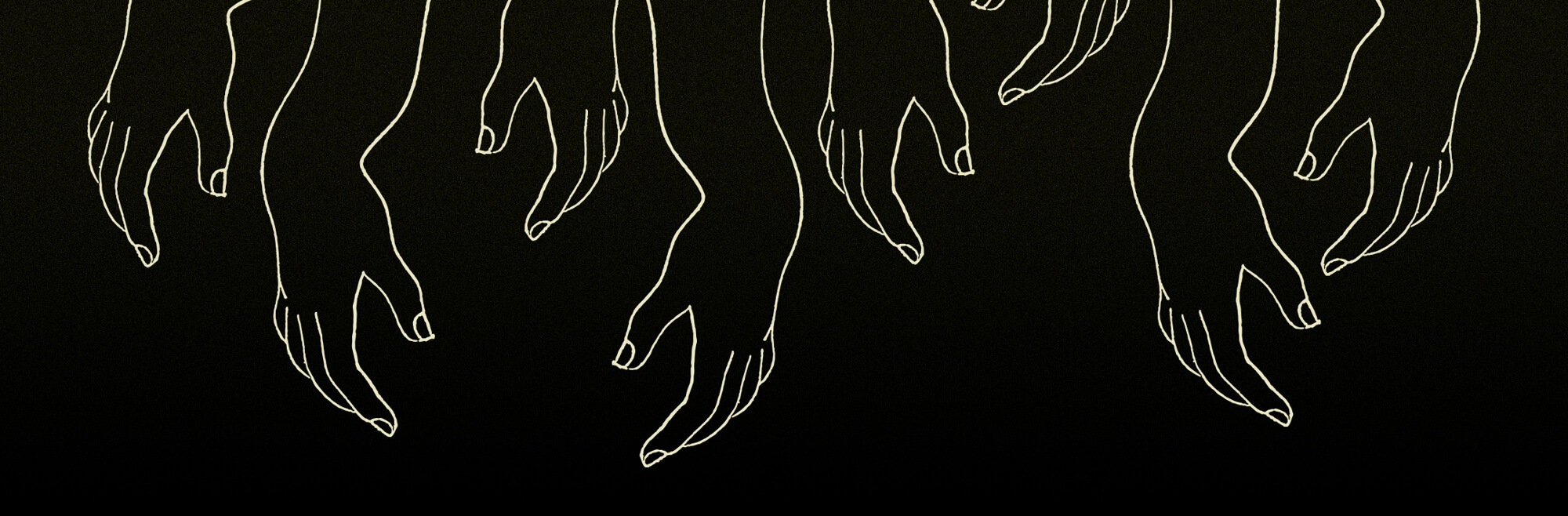 hands reaching downward